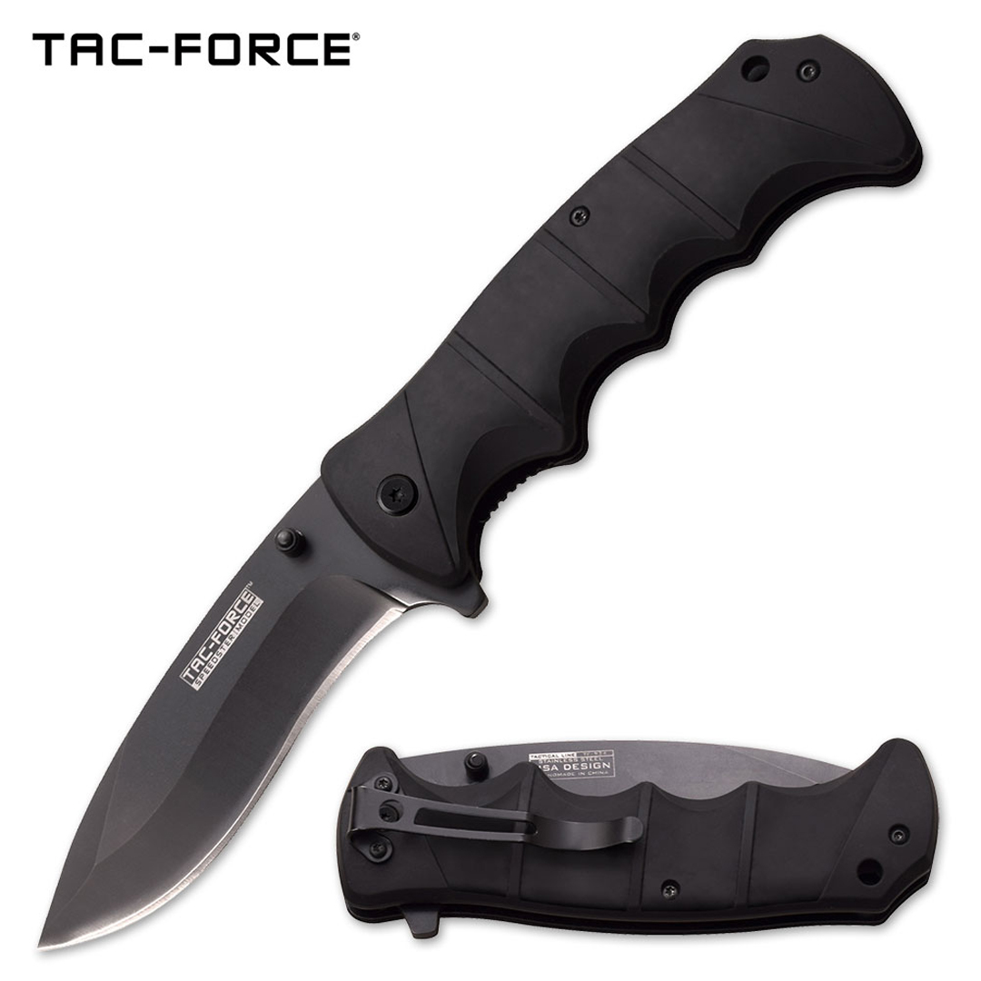 Ohio Knife and Tool TAC FORCE TF924B SPRING ASSISTED KNIFE 5" CLOSED