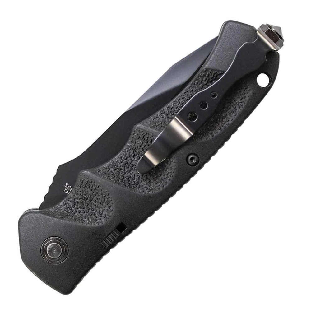 Ohio Knife and Tool: Schrade Push Button Lock Folding Knife Tanto